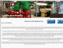 Tablet Screenshot of pass-my-exam.com